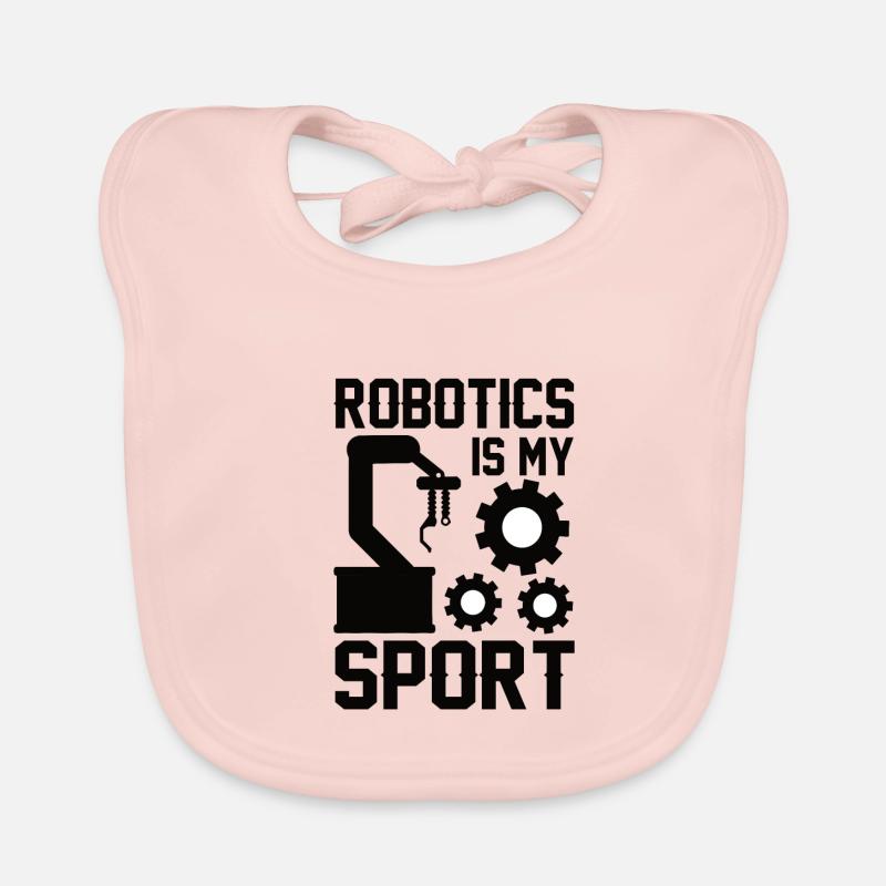 Robot Programmer Automation Technician Organic Baby Bibs