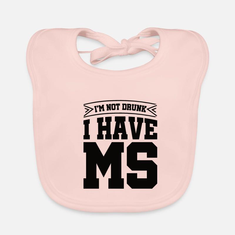 Multiple Sclerosis Awareness Organic Baby Bibs