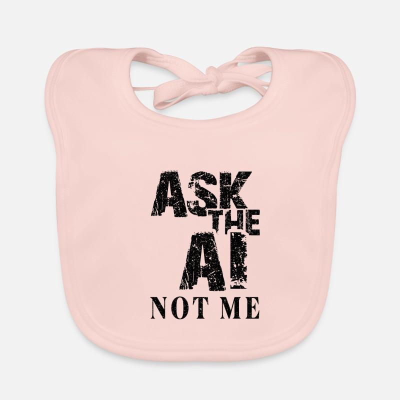 AI Artificial Intelligence Funny Nerd Saying Organic Baby Bibs