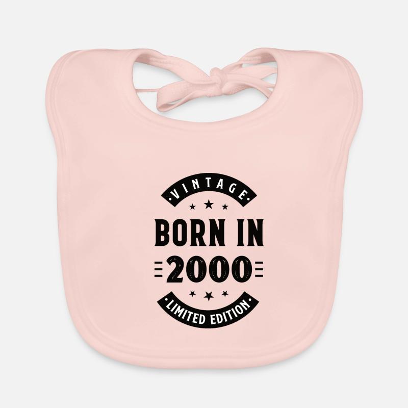 2000 - Année de construction 2000 - Année de naissance 2000 Bavoir bio Bébé
