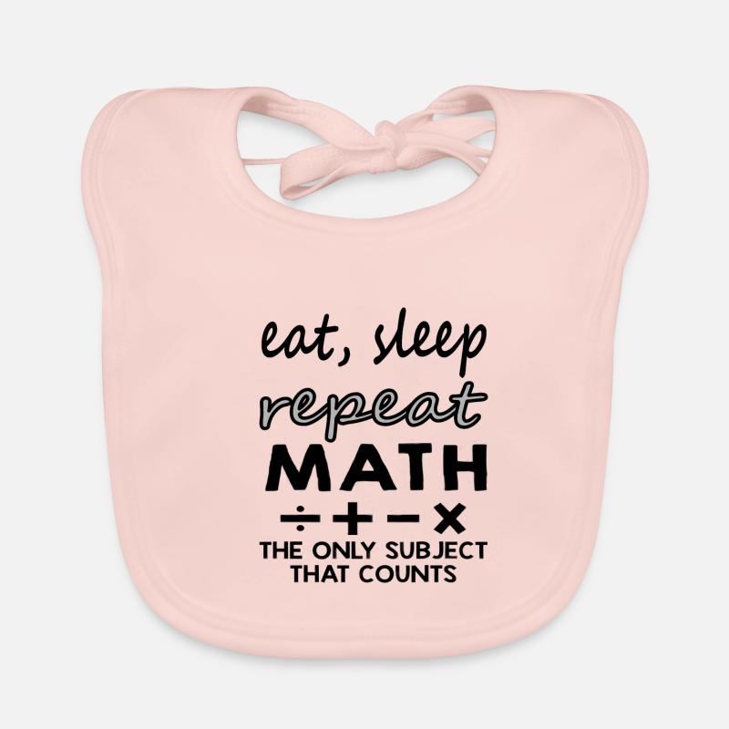Mathematik studieren Mathe Student Geschenkidee Baby Bio-Lätzchen