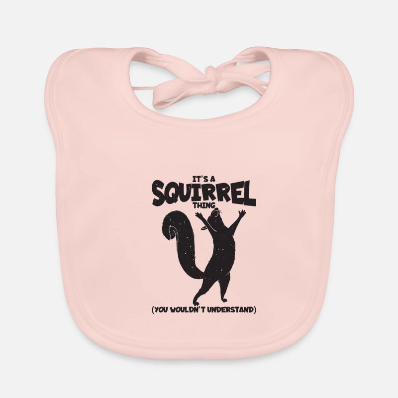 C'est une chose d'écureuil. (Tu ne comprendrais pas) Bavoir bio Bébé