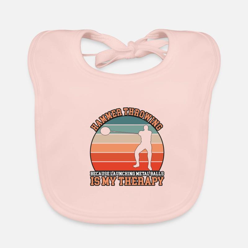 Hammer throw Organic Baby Bibs