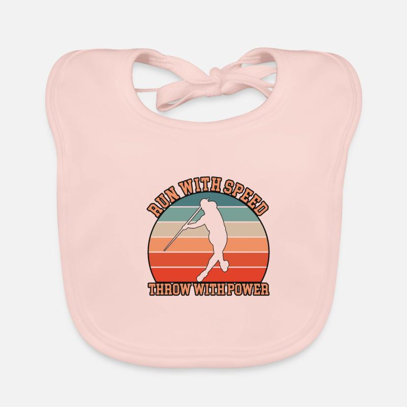 Conception du lanceur de javelot Bavoir bio Bébé