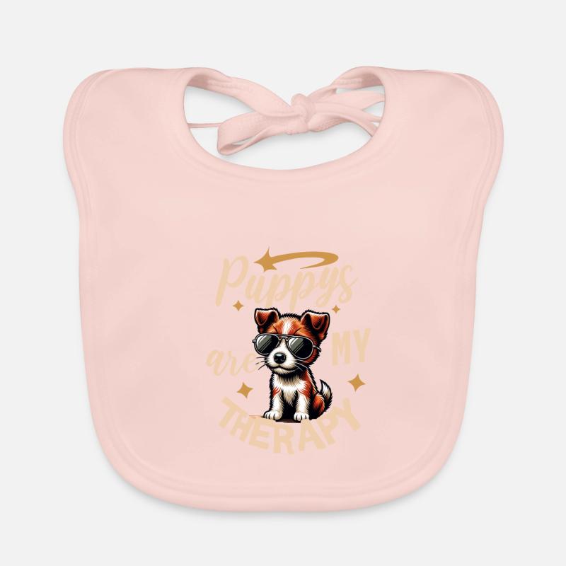 Unique Fox Terrier Design Bavoir bio Bébé