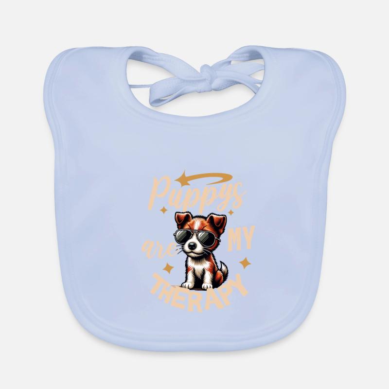 Unique Fox Terrier Design Bavoir bio Bébé