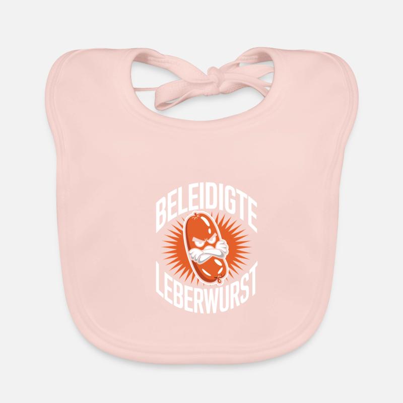 Offended liverwurst Funny for the humorous Organic Baby Bibs