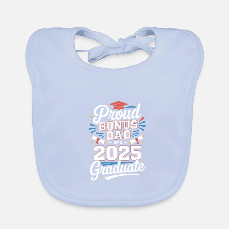 Stolzer Bonusvater Eines 2025 Absolventen Baby Bio-Lätzchen