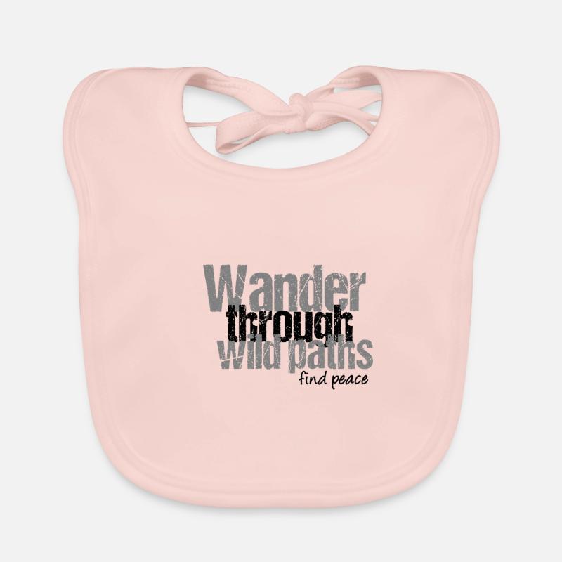 Hike through wild trails Organic Baby Bibs