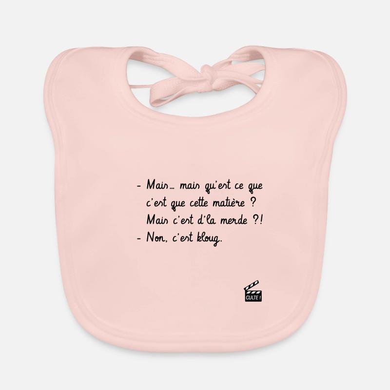 Mais c'est d'la merde ?! Non, c'est kloug Bavoir bio Bébé