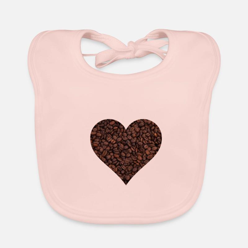 Kaffee Liebe Baby Bio-Lätzchen