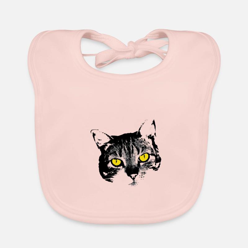 Chat Bavoir bio Bébé