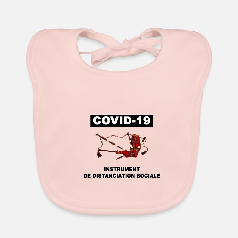 instrument distanciation cornemuse Bavoir bio Bébé