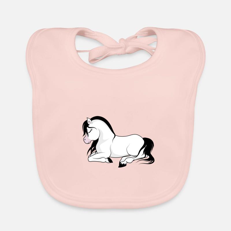 Lying pony Organic Baby Bibs
