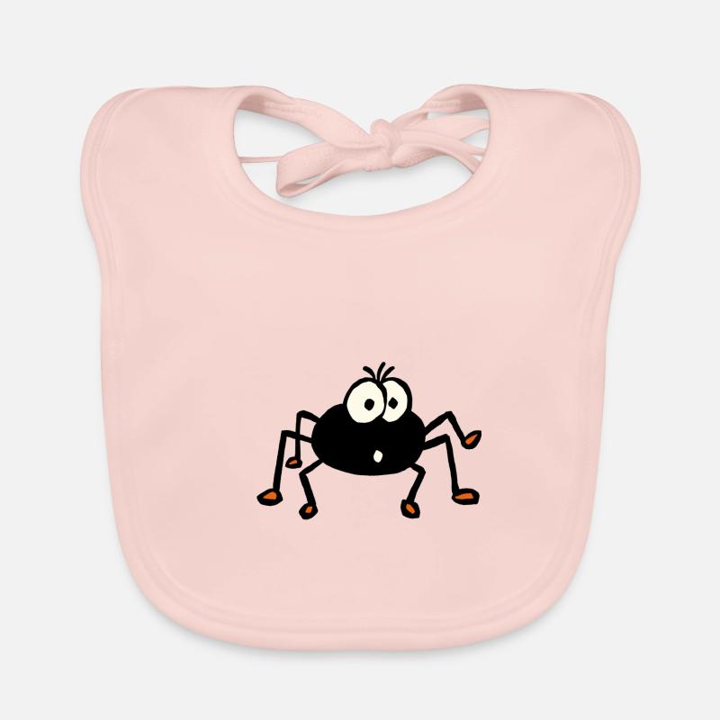 Araignée d'Halloween Bavoir bio Bébé