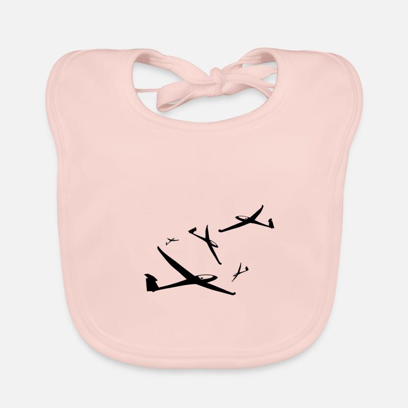 Glider pilots, gliders, gliders Organic Baby Bibs