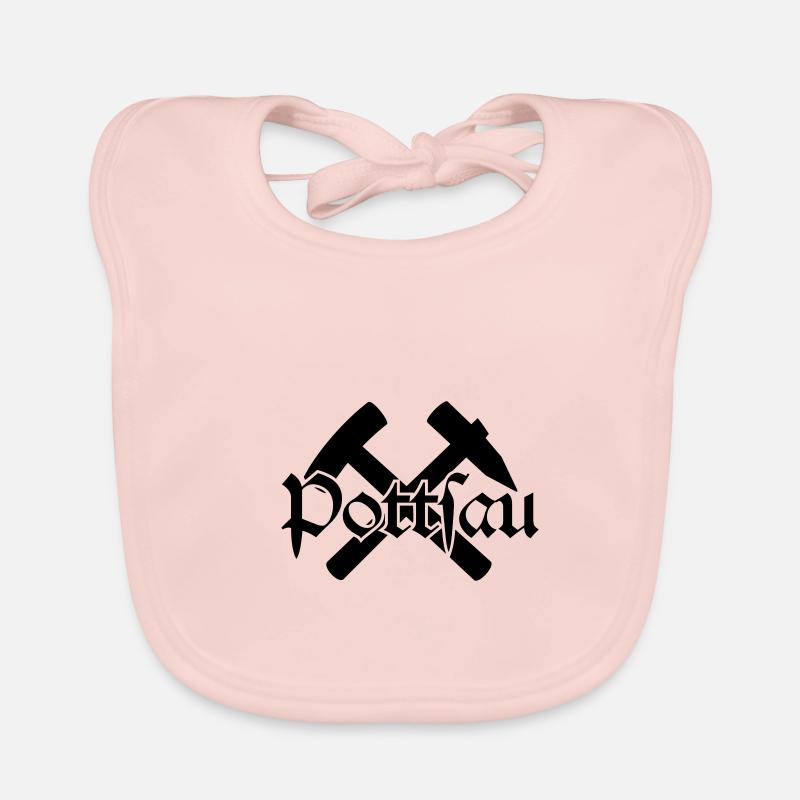 Pottsau - Baby Bio-Lätzchen - Rose
