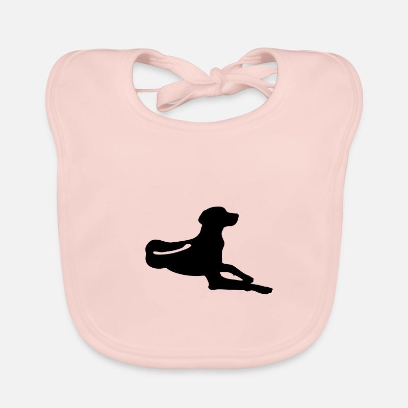 Rhodesian Ridgeback - liegend Baby Bio-Lätzchen