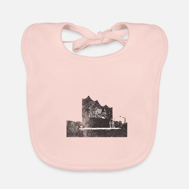 Elbphilharmonie Baby Bio-Lätzchen