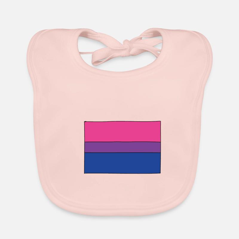 Bisexual Flagge Baby Bio-Lätzchen
