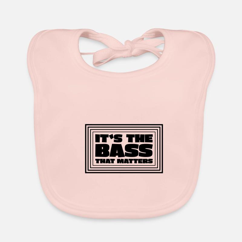 C’est la basse que les matters Bavoir bio Bébé