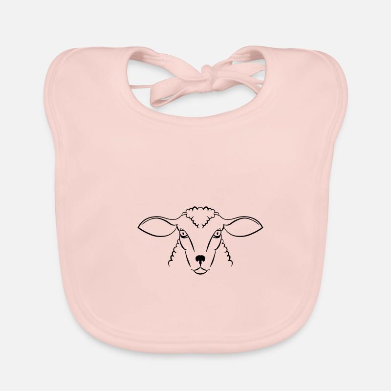 Schaf Baby Bio-Lätzchen