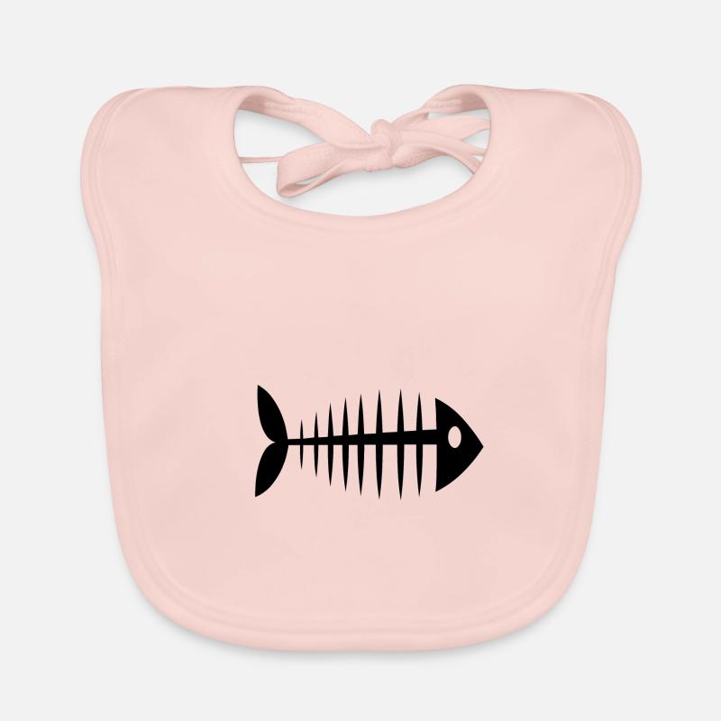 Fischgräte Geschenkidee Baby Bio-Lätzchen