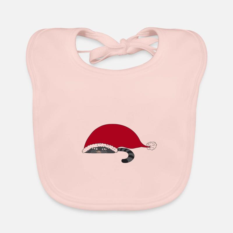 Chat de Noël Bavoir bio Bébé