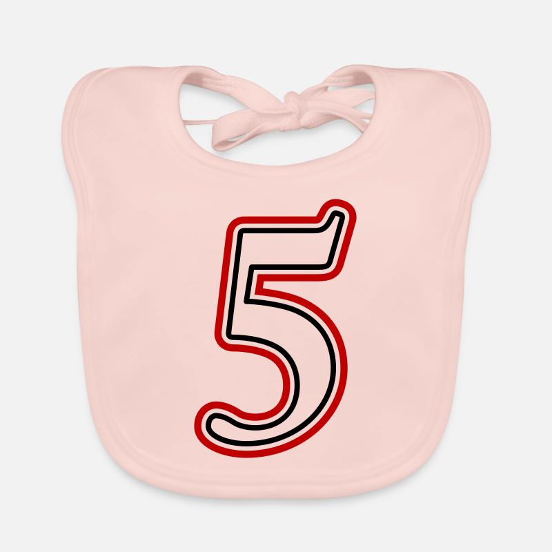 5 Numéro de numéro Bavoir bio Bébé