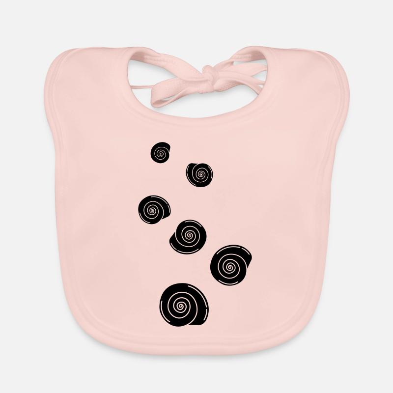 Escargot moule Bavoir bio Bébé