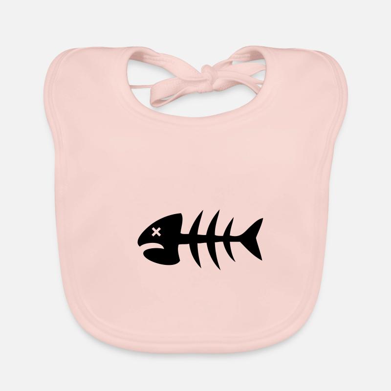 Poisson mort Bavoir bio Bébé