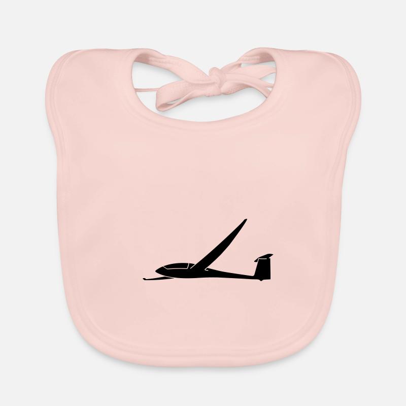 Ventus C17.6 glider pilot Organic Baby Bibs