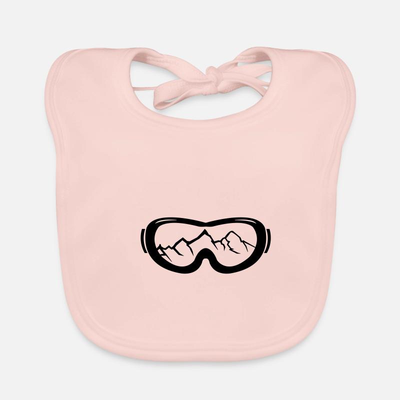 skibrille berge Baby Bio-Lätzchen