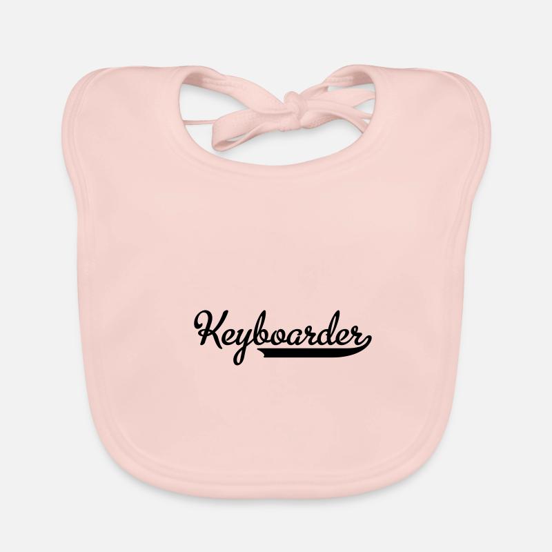 Keyboard Organic Baby Bibs