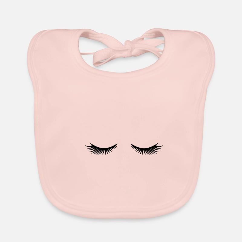 Wimpern Baby Bio-Lätzchen
