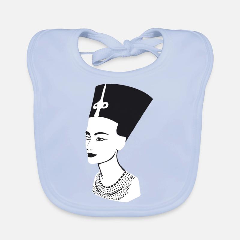 Cleopatra Egypt ancient Organic Baby Bibs