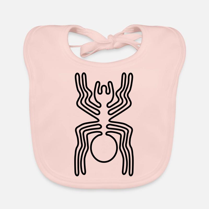 Araignée Nazca Bavoir bio Bébé