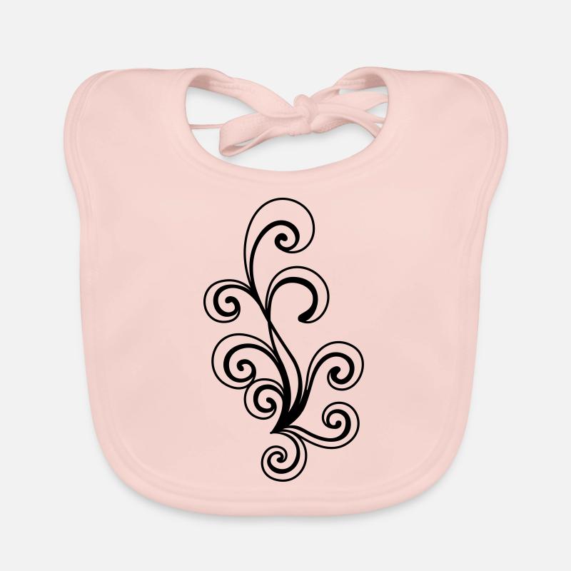 abstract form Organic Baby Bibs