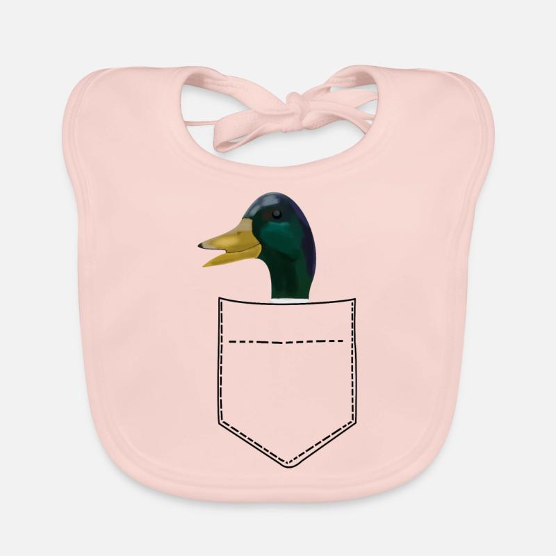 Ente Brusttasche Baby Bio-Lätzchen