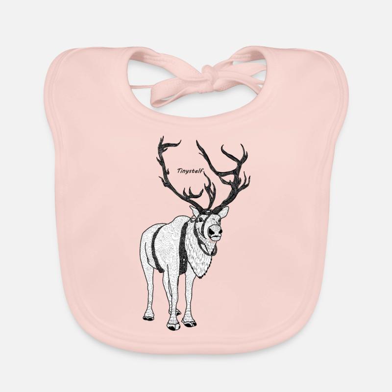 reindeer Organic Baby Bibs