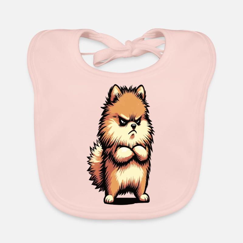 Zwergspitz Zwergspitze Zwerspitzhalter Spitz Baby Bio-Lätzchen