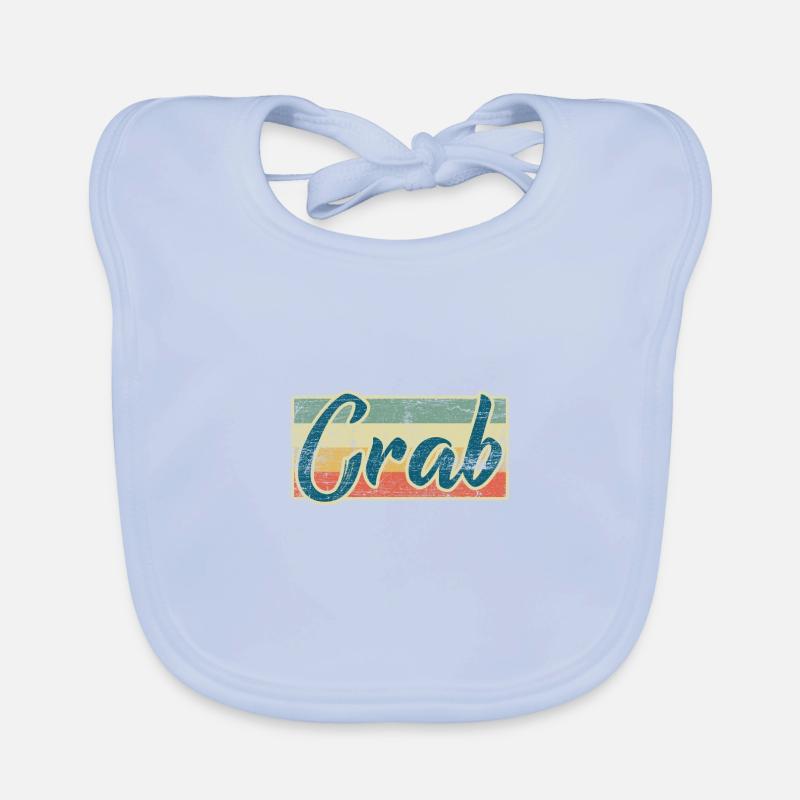 crab Organic Baby Bibs