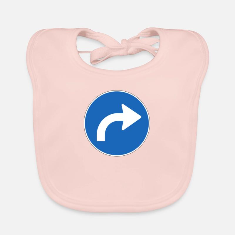 Turn - Organic Baby Bibs - rose