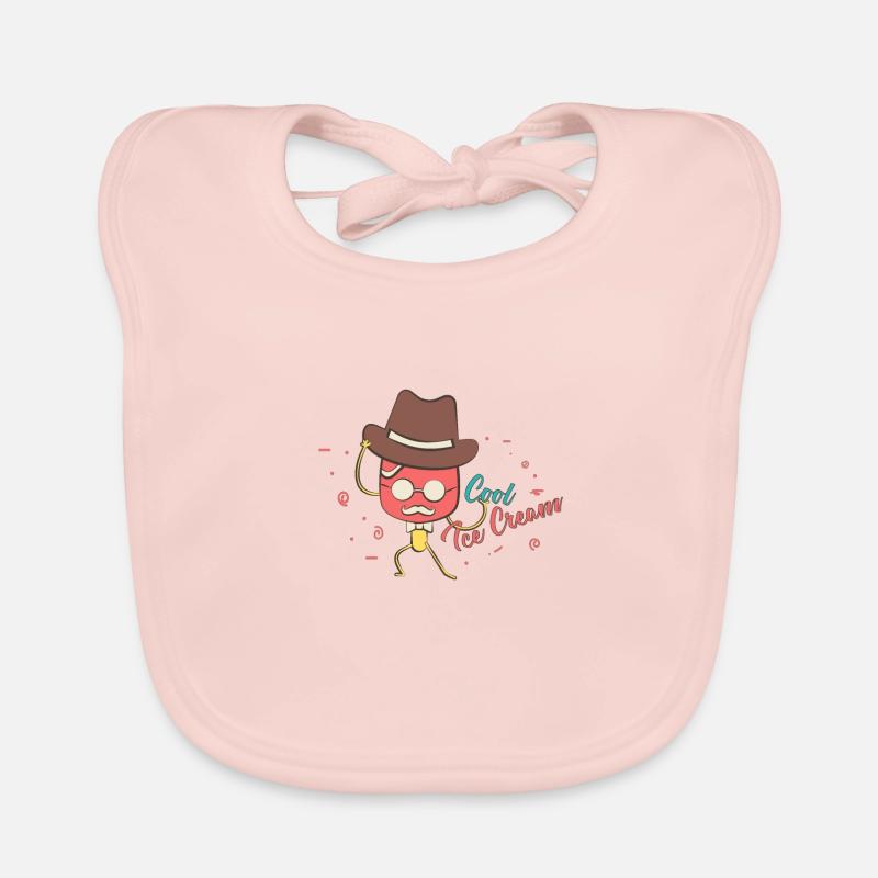 1-Kaltes Eiscreme Baby Bio-Lätzchen