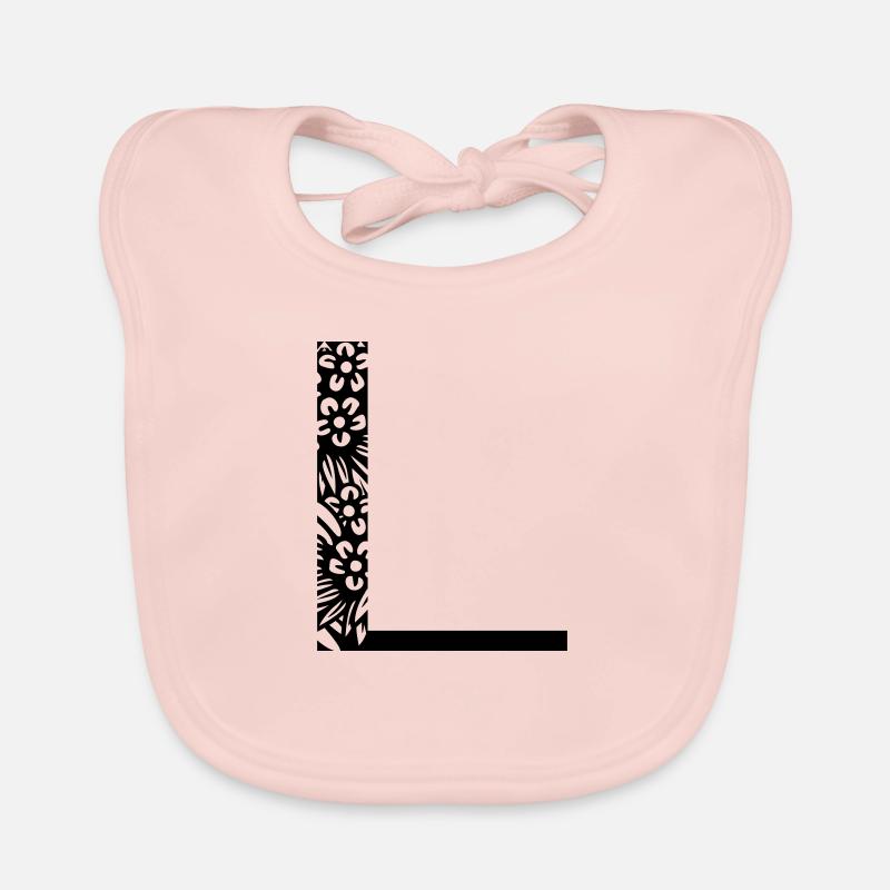 Buchstabe L Baby Bio-Lätzchen