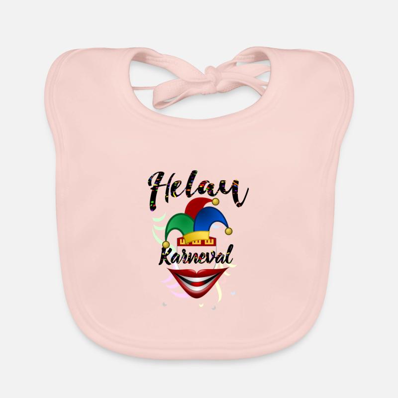 Karneval - Baby Bio-Lätzchen - Rose