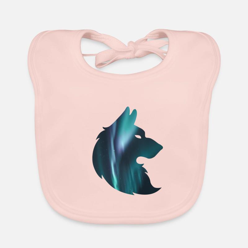 Aurora the Wolve Organic Baby Bibs