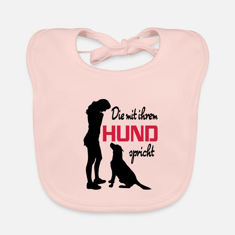 Mit Hund sprechen Baby Bio-Lätzchen