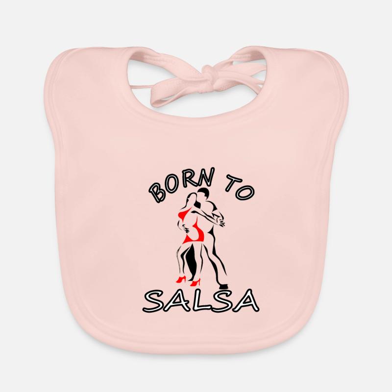 Salsa danse danse de salsa danse j’aime cadeau de salsa Bavoir bio Bébé