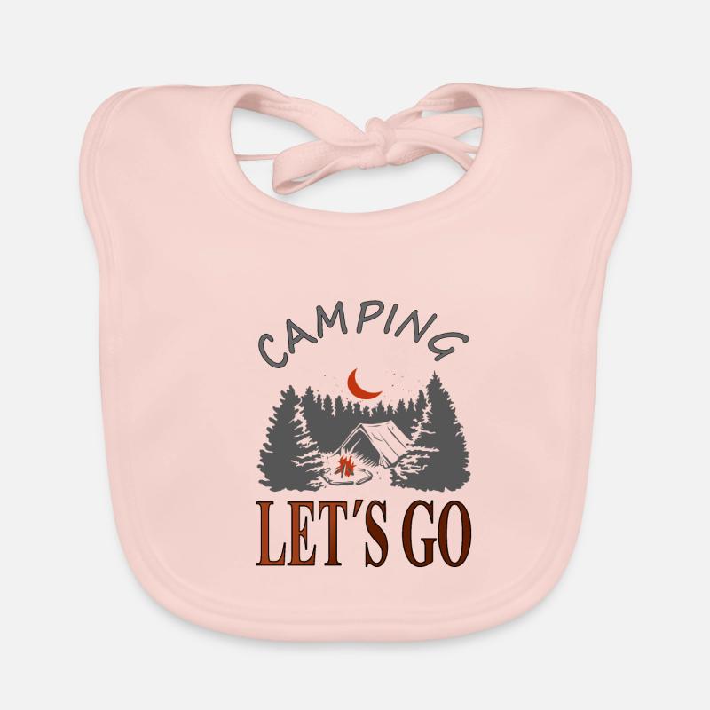 Camper Campingplatz wandern Wanderung Geschenkidee Baby Bio-Lätzchen